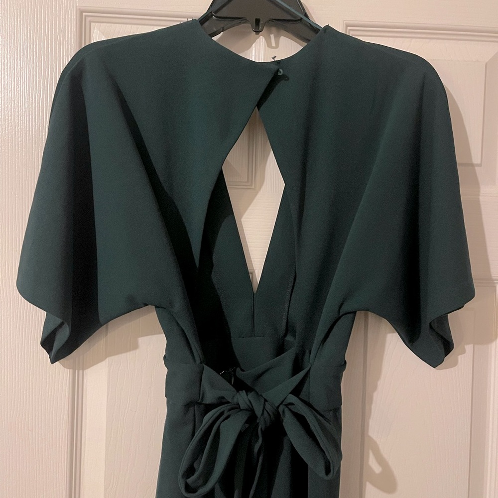 Dark green structured dress - Picture 2 of 11